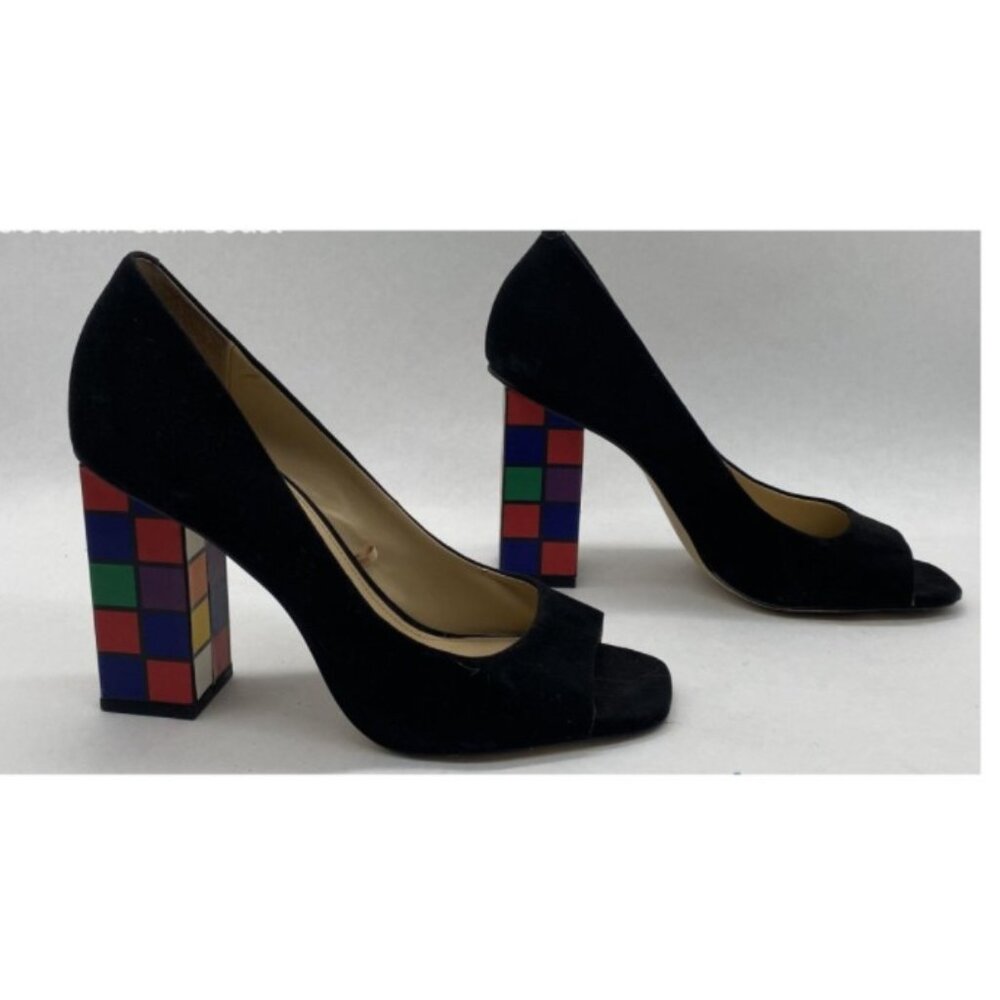 Katy Perry “The Catie” Rubik’s Cube Block Heel, Size 8.5